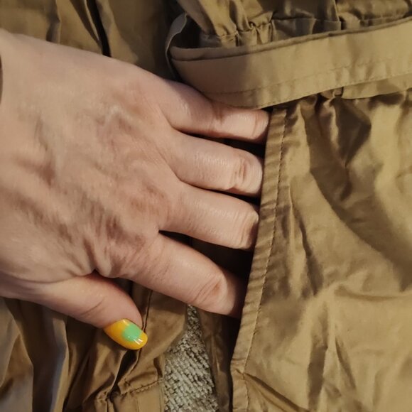 J CREW KHAKI COTTON OFF SHOULDER ONE PIECE JUMPSUIT Overalls Sz 4 EUC - Picture 6 of 11